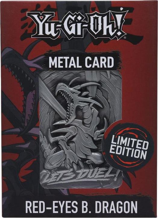 Actual product image Yu-Gi-Oh ! - Red Eyes B. Dragon - Carte Métal Collector
