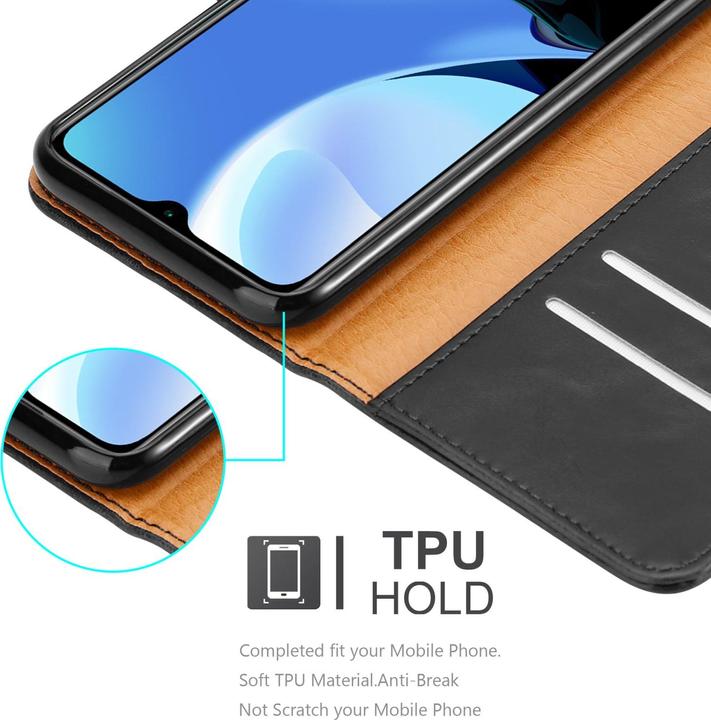 Actual product image Cadorabo Luxury Book Cover (Xiaomi Redmi 9T)
