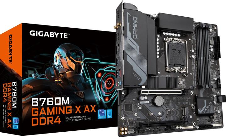 Actual product image Gigabyte B760M GAMING X AX DDR4 (LGA 1700, Intel B760 Express, mATX)