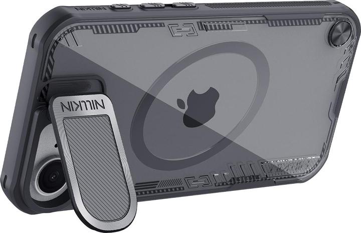 Produktbild Nillkin Iceblade Prop Magnetische Hülle mit Objektivabdeckung und Ständer für iPhone 16e - Schwarz (Apple iPhone 16e)