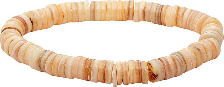 Actual product image Leyda Shell bracelet (Coloured stone)
