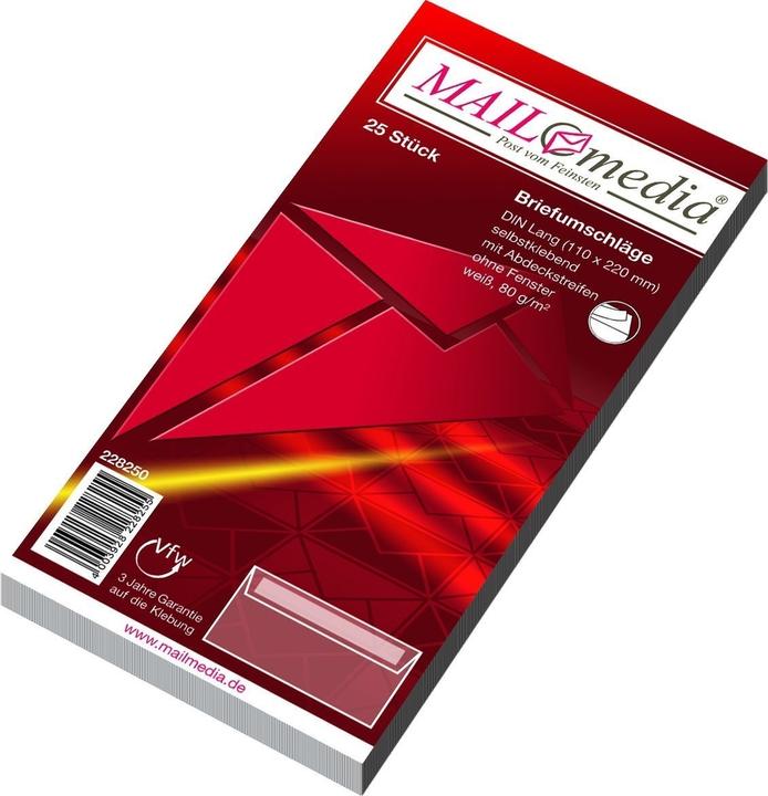 Produktbild Elepa Couvert ohne Fenster (DIN lang (11 x 22 cm), 25 x)