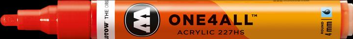 Actual product image Molotow Felt-tip pen One4all 227HS traffic red 013 (Red, 4 mm, 1 x)