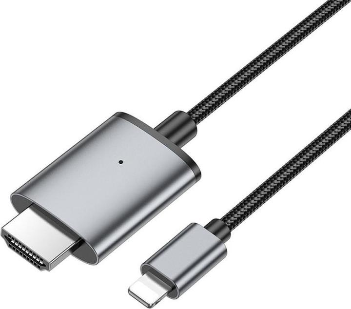Produktbild Hoco Lightning to HDMI Video Kabel UA27, 2m, Grau