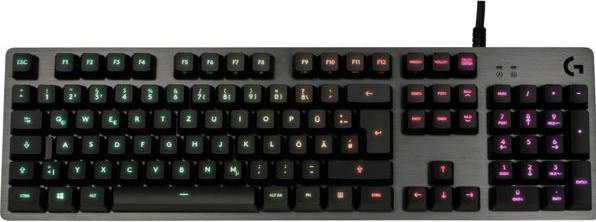 Produktbild Logitech G Mechanische Gaming-Tastatur G512 mit Kabel, USB 2.0, QWERTZ, Carbon, RGB (DE, Kabelgebunden)
