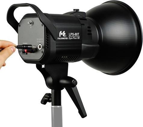 Actual product image Falcon Eyes LED Lamp Dimmable LPS-80T on 230V (Studio light)