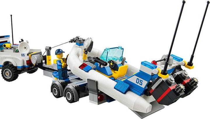 Produktbild LEGO City Polizei Boot Transporter (60045, LEGO City)