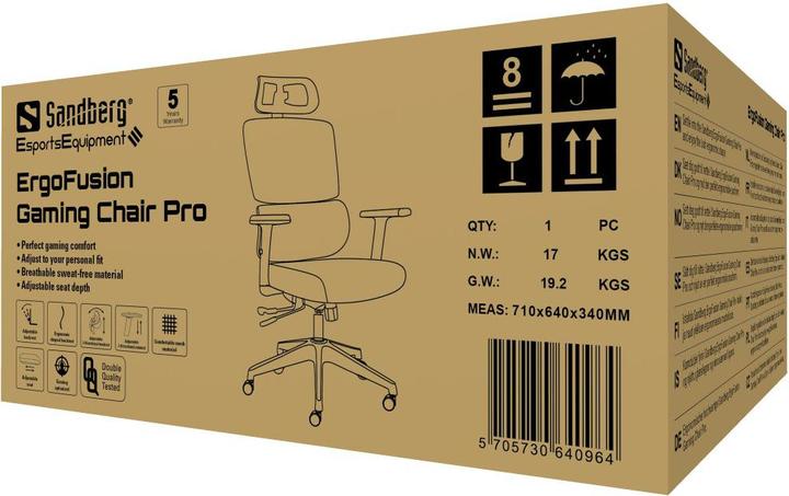 Produktbild Sandberg ErgoFusion Gaming Chair Pro