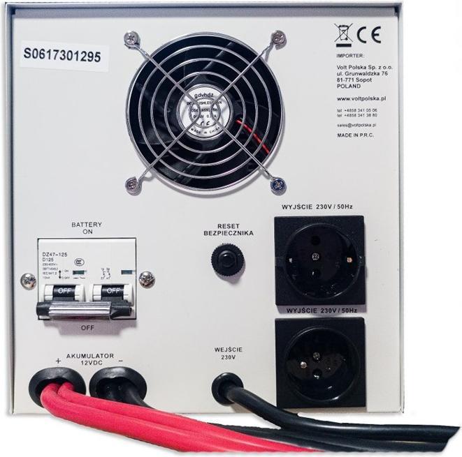 Produktbild Volt Polska ZASILACZ AWARYJNY SINUS PRO 2200 E 12 (2200 VA, 1600 W, Line-Interaktiv USV)