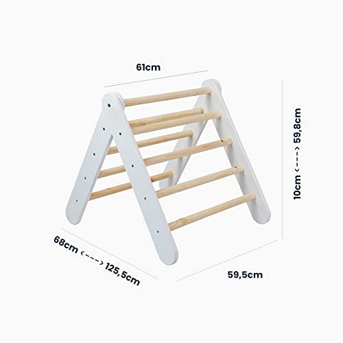 Produktbild Activity Board Kletterdreieck - Indoor Klettergerüst für Kinder, 59x61cm Baby Dreieck Spielgeräte, Klettergerät