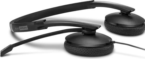Actual product image Lenovo Wired Voip Headset Uc (Cable, USB-C)