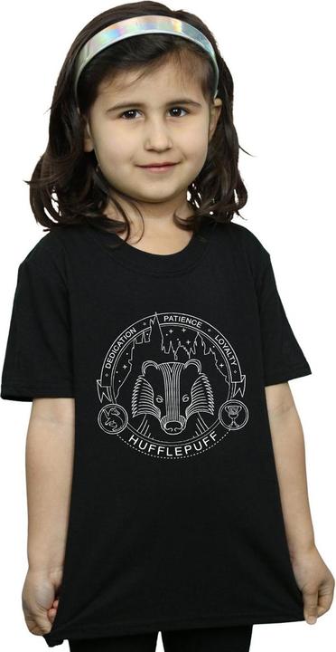 Immagine prodotto Hufflepuff Seal Maglietta Ragazze (140, 146)