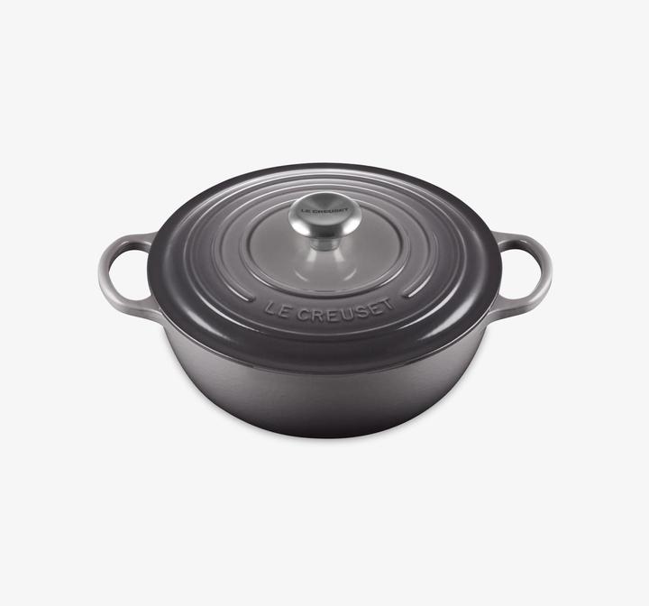 Actual product image Le Creuset Cocotte LA MARMITE SIGNATURE gris foncé (Casserole + Stewpot, Cast iron, Enamel)