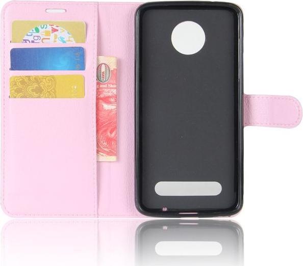 Produktbild MU Classic Leder Hülle mit Litchitextur (Motorola Moto Z2 Play)