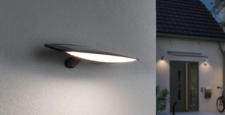 Actual product image Paulmann Solar Wall Light Kiran (600 lm, IP44)