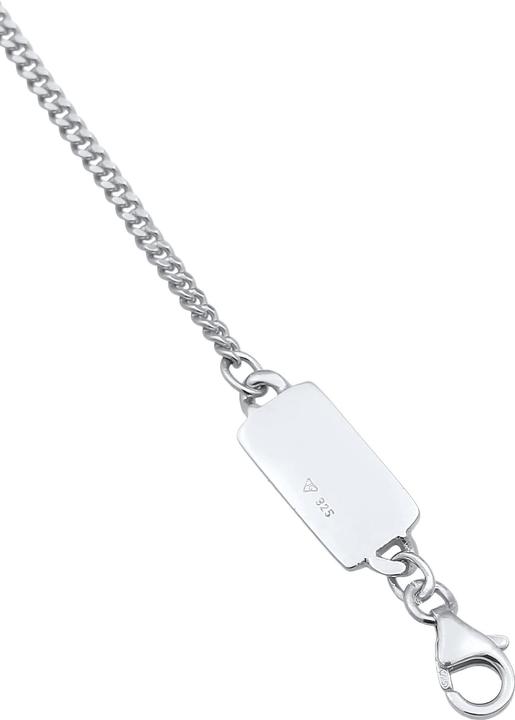 Produktbild Kuzzoi Halskette Herren Panzerkette Basic Fein 925 Silber (925er Sterling Silber, 50 - 55 cm)