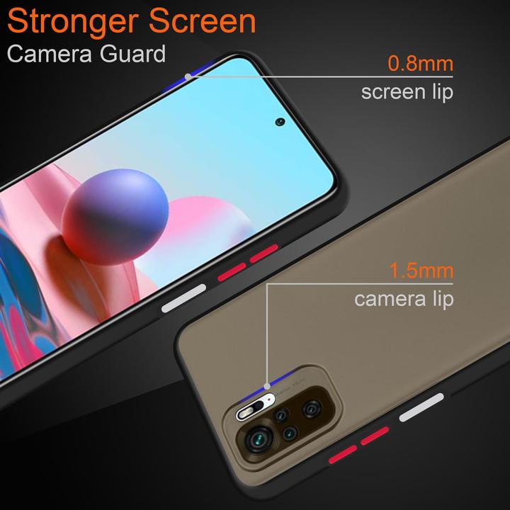 Actual product image Cadorabo Hybrid Matt Cover (Xiaomi Redmi Note 10)
