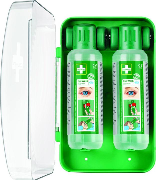 Actual product image Cederroth Augendusche 'Eye Wash Cabinet' 2x0.5l