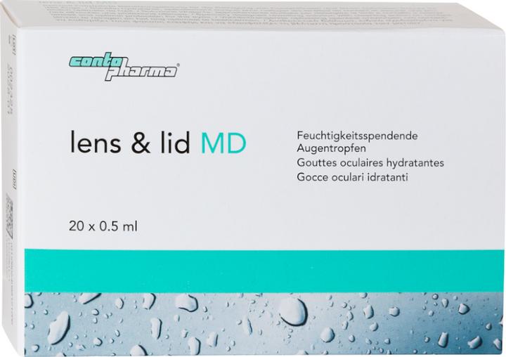 Produktbild Contopharm lens & lid Comfort Monodosen (Hartlinsenpflege, 0.50 ml)