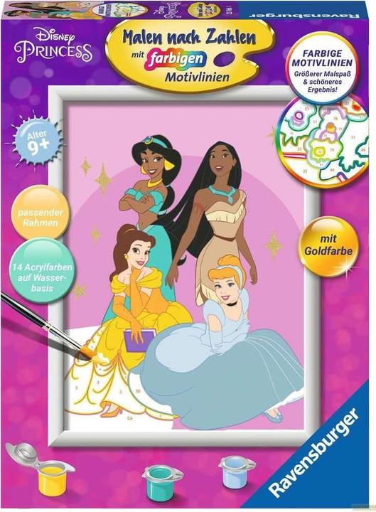 Actual product image Ravensburger Painting by numbers 23766 - Disney Princesses - Children aged 9 and over
