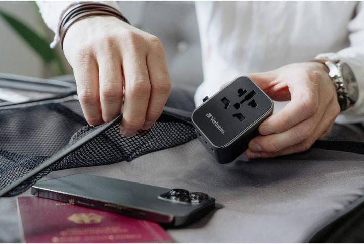 Actual product image Verbatim Universal Travel Adapter