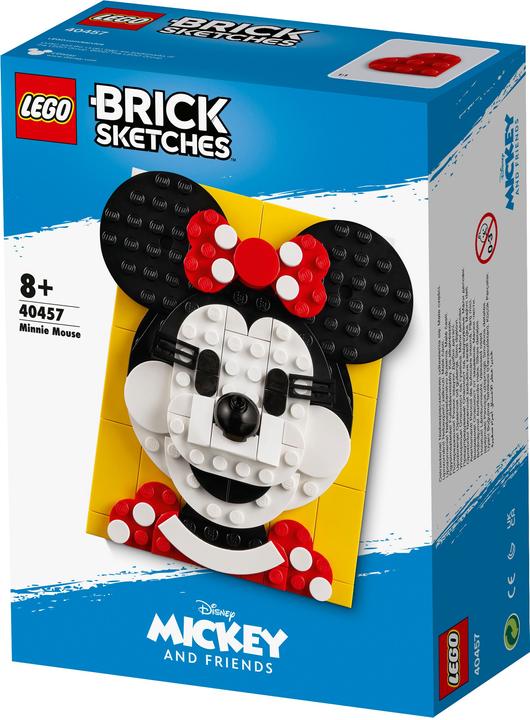 Actual product image LEGO Brick Sketches - Minnie Mouse (40457, LEGO Disney, LEGO Rare Sets)