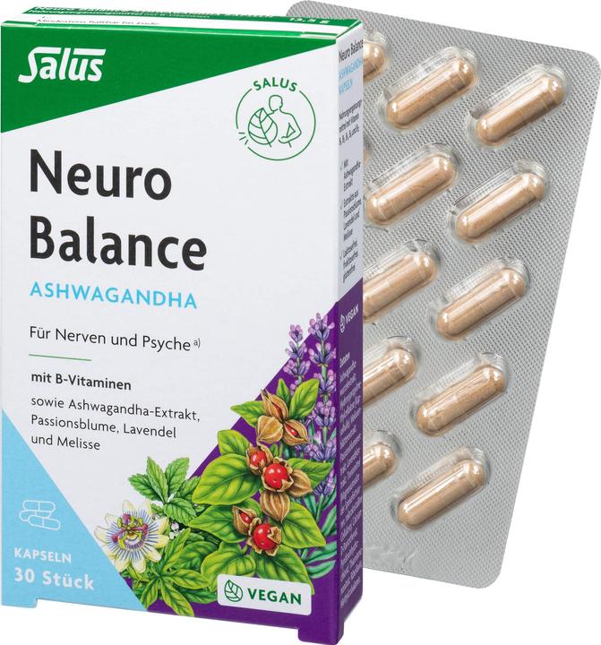 Actual product image Salus Neuro Balance Ashwagandha (30 Piece, Capsules, 32 g)