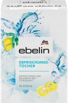 dm ebelin Erfrischungstücher Citrusduft (Reinigungstücher)