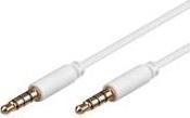 Actual product image Delock Cable jack 4 pin male > male (2 m, 3.5mm jack (AUX))