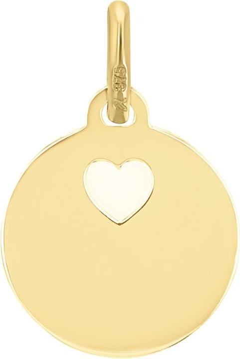 Produktbild Amor Anhänger für Damen, Gold 375 | Herz (Gold 375, 9 ct)