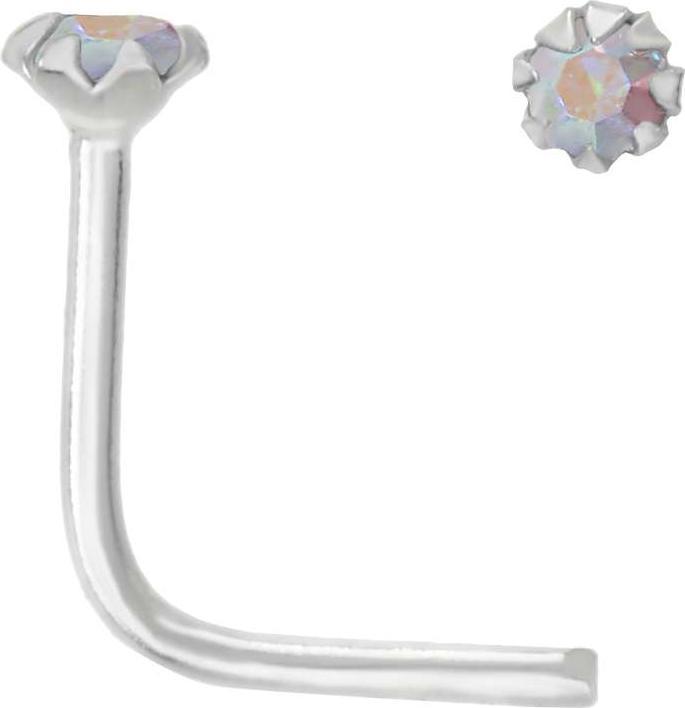 Actual product image Bijouteria Nose piercing (Crystal, Silver 925)