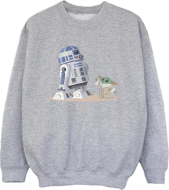 Star Wars The Mandalorian R2D2 And Grogu Sweatshirt Jungen