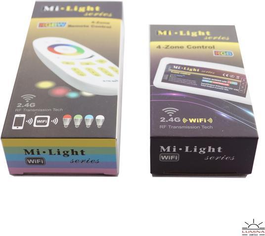 Produktbild Milight 4-Zonen Set Touch Funk Fernbedienung und Empfänger RGBW Set
