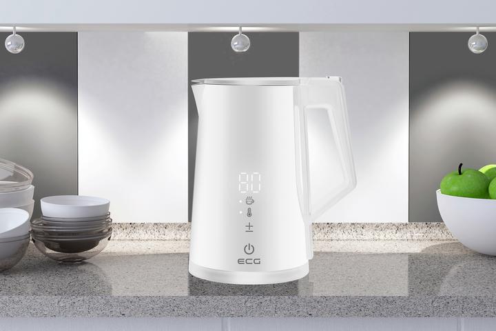 Produktbild ECG RK 1893 Digitouch electric kettle White (1.70 l)