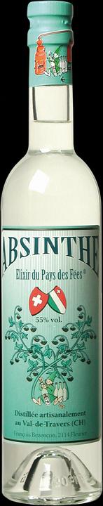 Produktbild Bezencon Absinthe Elixir du Pays des Fées (18 Jahre, 55 %, Schweiz, 1 x 50 cl, Absinth)