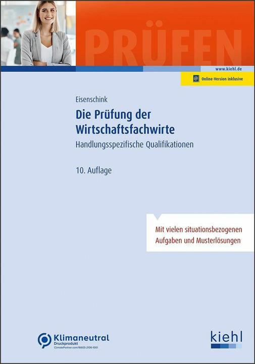 Immagine prodotto Die Prüfung der Wirtschaftsfachwirte (Tedesco, Christian Iron Finch, Günter Krause, Ricciolino, 2024)
