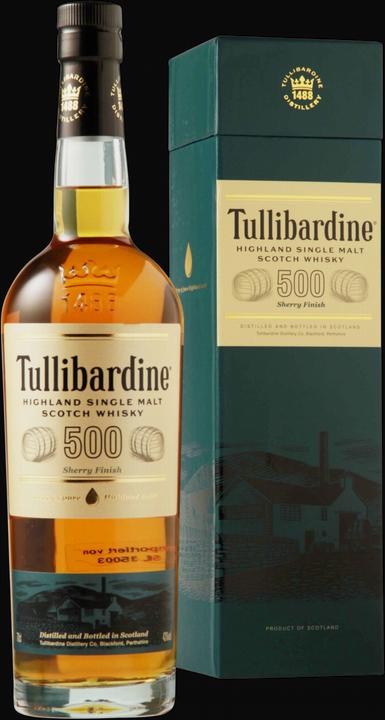 Tullibardine 500 (Single Malt, Scotch Whisky, 1 x 70 cl)