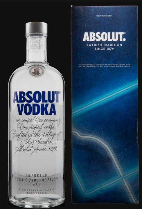 Actual product image Absolut Vodka (1 x 450 cl)