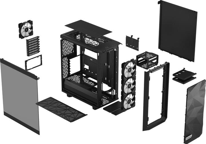 Image du produit Fractal Meshify 2 Compact Lite (ATX, mATX, Mini-ITX)