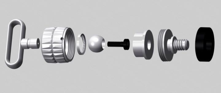 Actual product image Sun Sniper Rotaball-Kugellager (Hip belt)