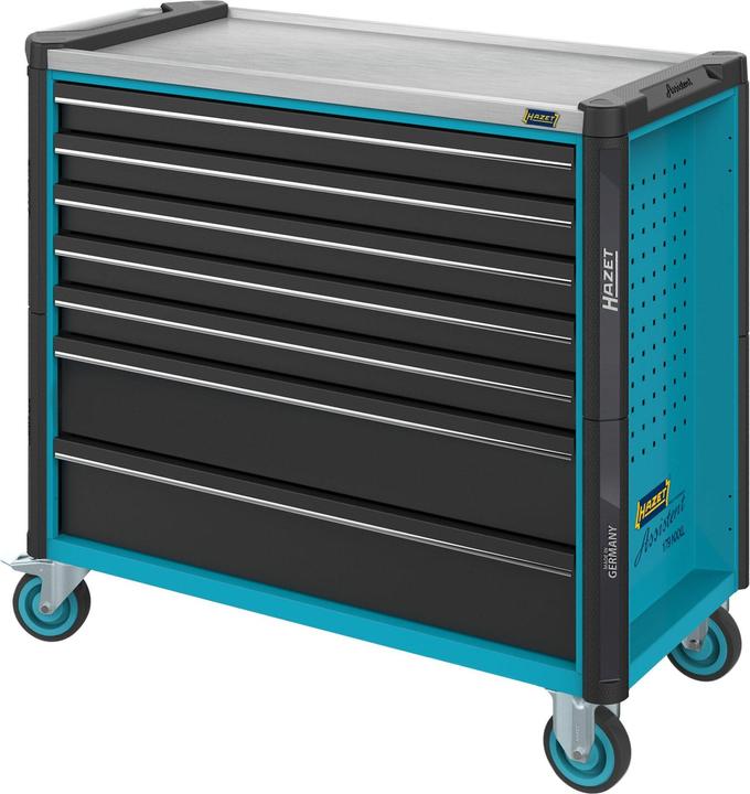 Produktbild HAZET Werkstattwagen Assistent 179NXXL-7/340 ∙ Schubladen, flach: 5 x 81 x 870 x 398 mm ∙ Schublade… (340 x)