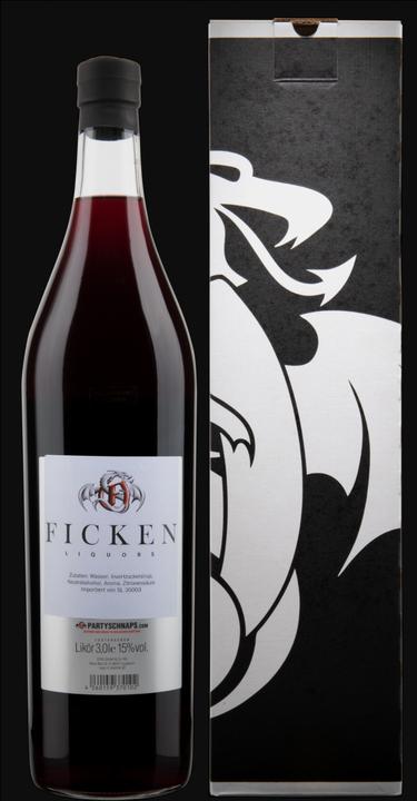 Ficken Magnum Partyschnaps Jostabeeren Likör 300 cl / 15 % Deutschland (1 x 300 cl)
