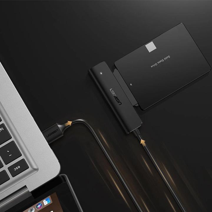 Actual product image Ugreen USB 3.0 to SATA 3.0 Adapter for 2.5" SATA SSD HDD
