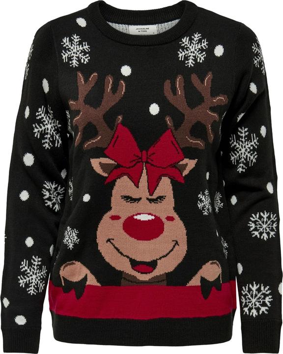 JdY Gestrickter Weihnachts- Pullover (XS)