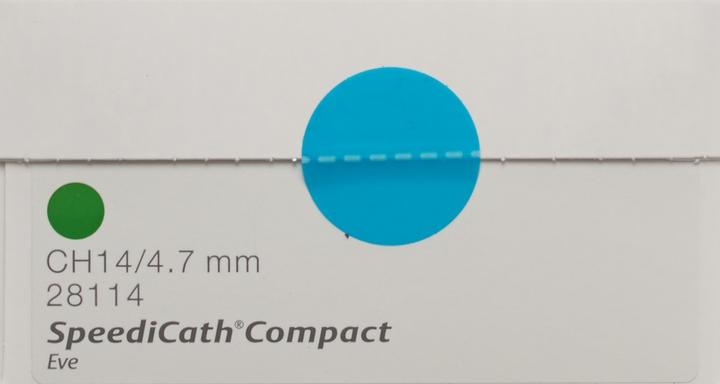 Actual product image Coloplast Compact Eve 1x catheter CH14 woman, 30 pieces
