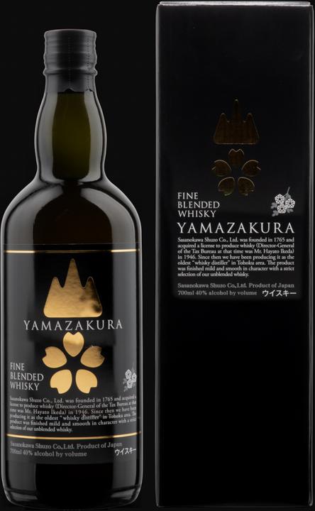 Actual product image Yamazakura Fine blended whisky (Blended Malt Whisky, Japanese whisky, 1 x 70 cl)