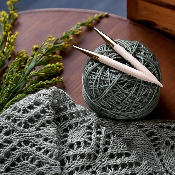 Actual product image Knitpro Bamboo interchangeable circular knitting needles