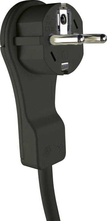 Produktbild As - Schwabe Steckdosenleiste mit Flachstecker (5 x, CEE 7/3, 2 m)