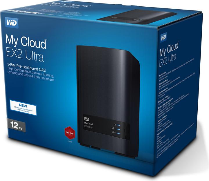 Image du produit WD My Cloud EX2 Ultra (2 x 6 To, WD Red)