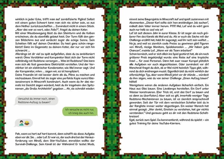 Nährwerte und Zutaten Loewe Der Minecraft Code (Band 1) - Flucht aus dem Würfel-Gefängnis (Deutsch, Gauthier Wendling, Loewe Kinderbücher, Daniel Landes, Chiara Iacobelli, Arianna Sabella, 2024)